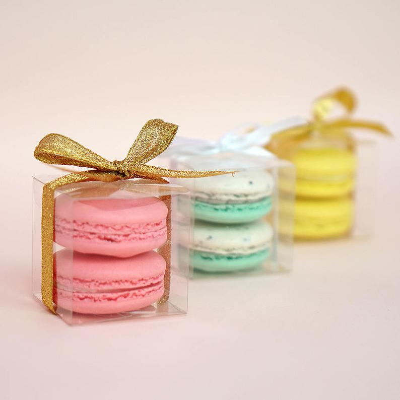 clear macaron box
