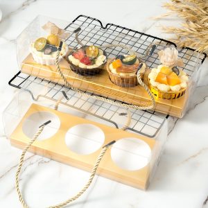Clear cupcake box