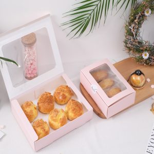 Cupcake box with PET window