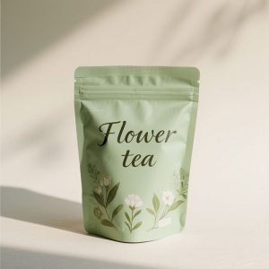 Flower tea pouch