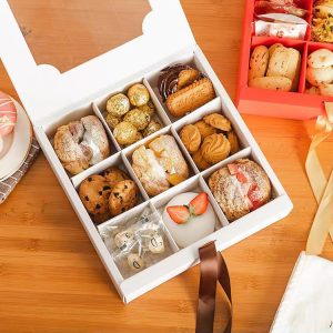 Cookie box with window